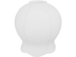 Lámpara de cristal blanco brillante con forma de flor, ideal para reemplazar lámparas de mesa y colgantes decorativos. SFUSHOS