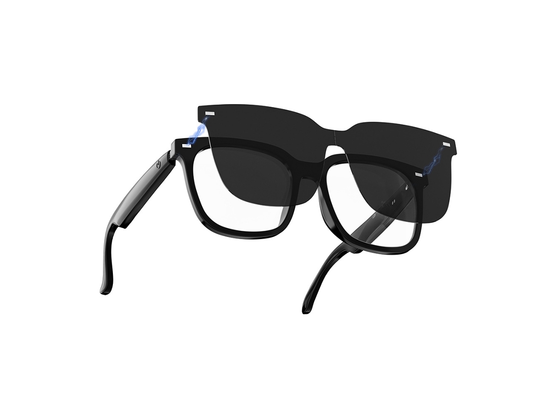 Gafas Inteligentes Con Ia, Traducción Multilingüe Y Altavoz Integrado. Montura Negra. Czhhmart