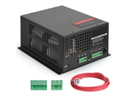 Fuente de alimentación láser CO2 de 60W con triple protección, control PWM y estructura duradera Tekmaquinas