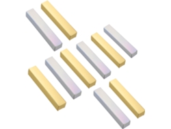 Caja De Papel Para Labiales Diy, 100 Unidades, Holográfica Dorada Mixta, 20x120 Mm