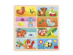Puzzle JUMBO Animals y Food (8 Piezas)