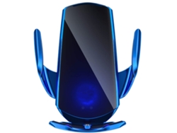 Cargador Carro Sem Dispositivos Habilitados Qi YIZHOOD Azul