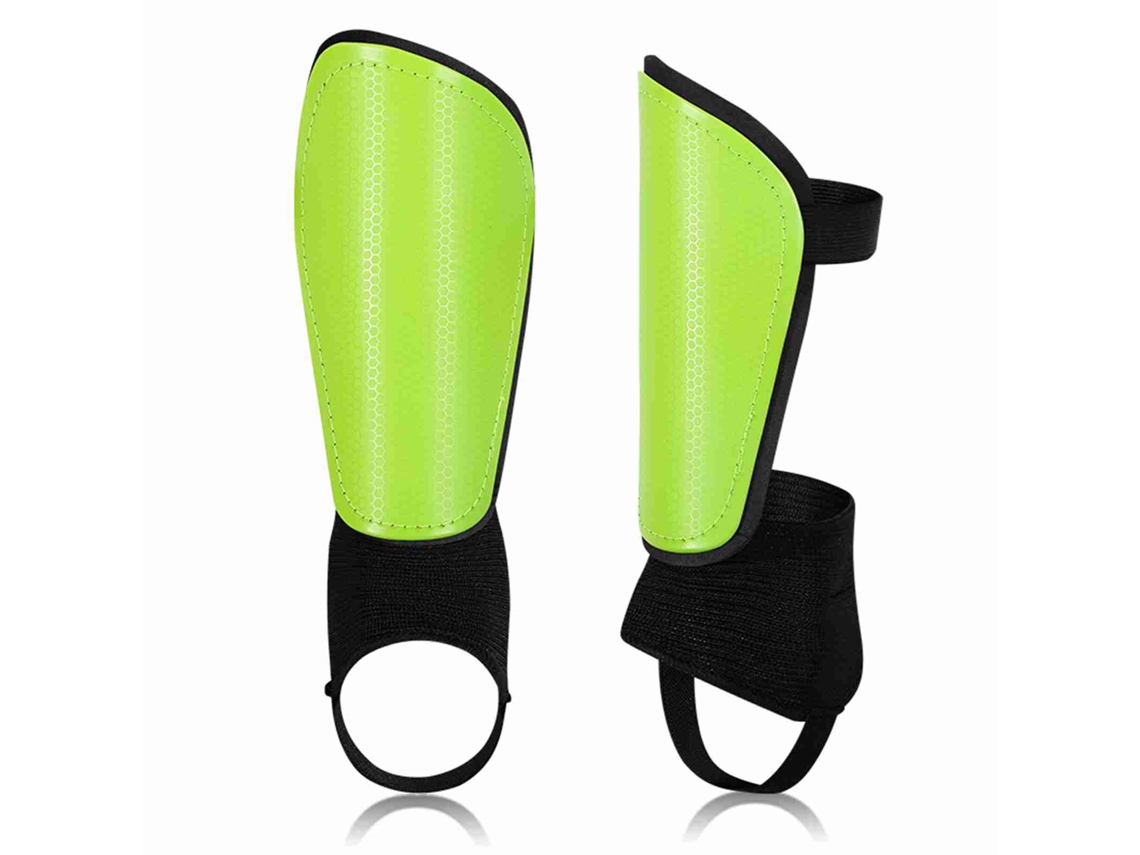 Espinillera Con Soporte Para El Tobillo Y Correas Ajustables Para Fútbol Infantil, Juvenil Y De Adultos.