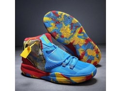 2026-zapatos De Baloncesto Adolescentes Antideslizantes Altos Transpirables Protección Tobillo Myh Cuarenta Azul Real
