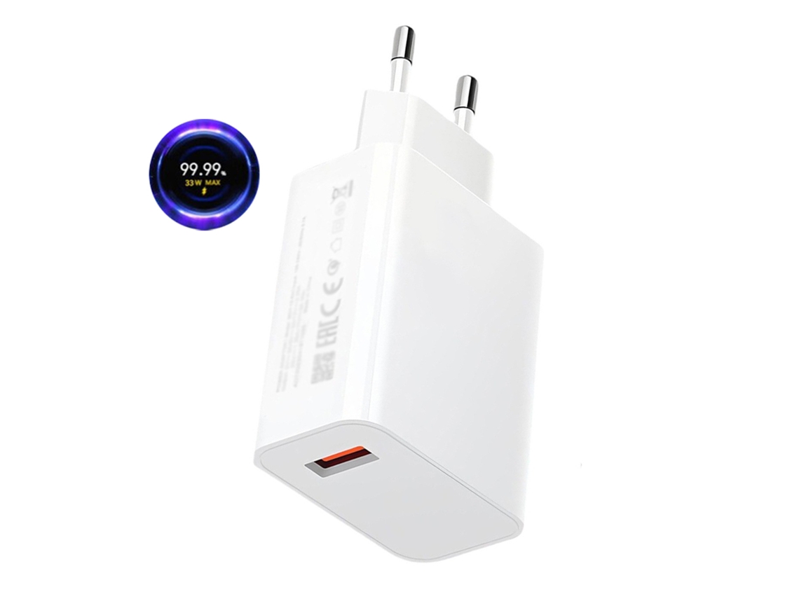 Kit De Cargador Rápido Usb De 33 W, Compatible Con Teléfonos Xiaomi De La Serie L.