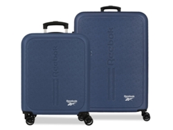 Juego de maletas Reebok Boston, azul marino (46x65x25cm, 91L)