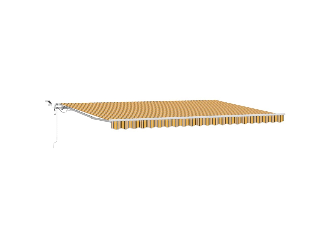 Maison Exclusive - Toldo Retráctil Multicolor 500 X 300 Cm Poliéster Y Metal
