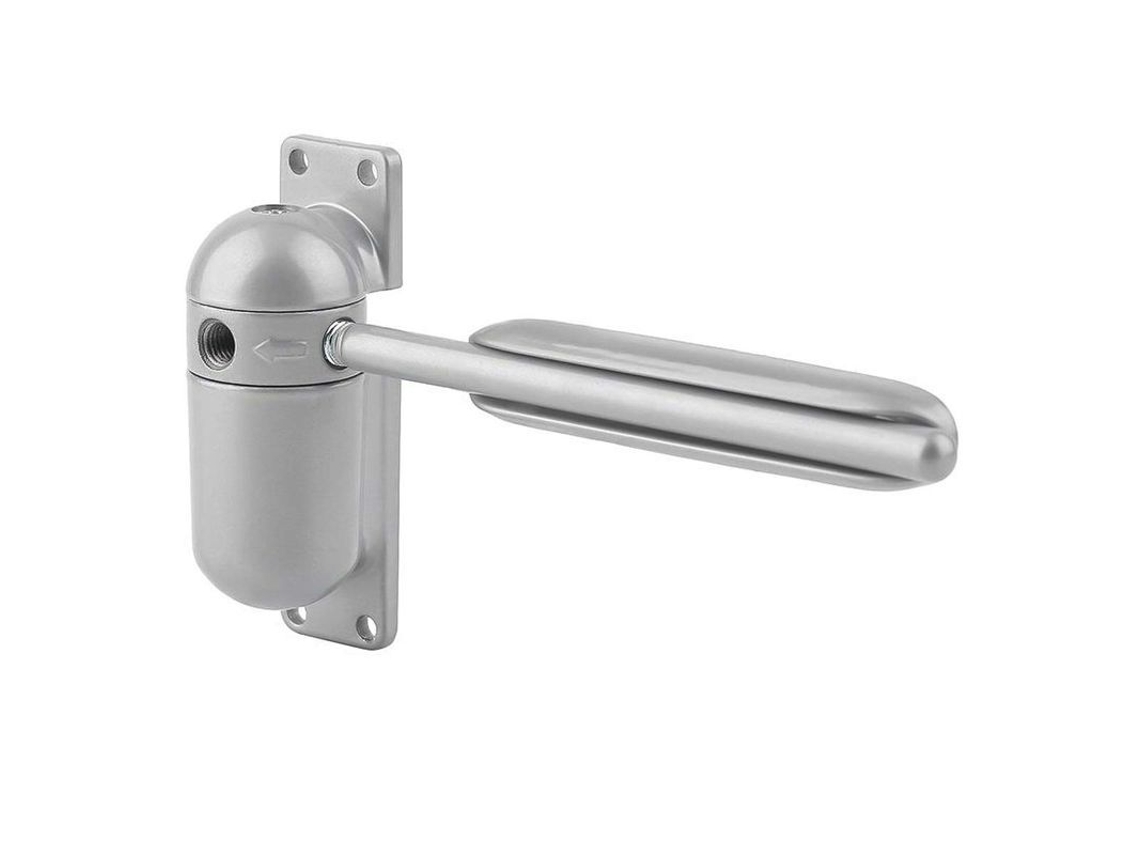 Cierre De Puerta Automático Ajustable Resistente De Acero Inoxidable Para Puertas De Hasta 50 Kg Gris
