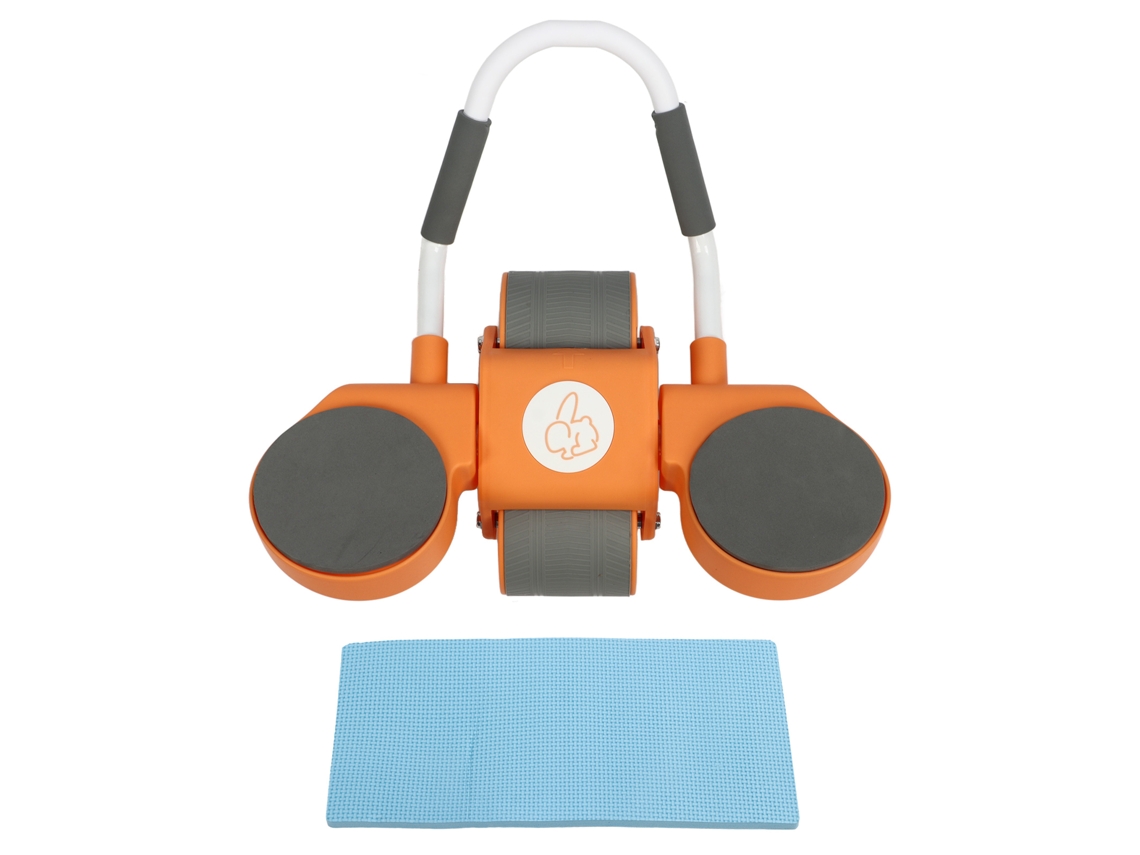 Rueda Abdominal Con Rebote Automático Y Soporte Para El Codo Para Entrenamiento De Fuerza Del Core - Naranja