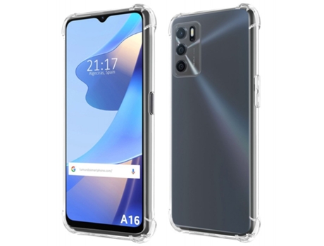Carcasa Oppo A16 / A16s TUMUNDOSMARTPHONE Antigolpes Transparente