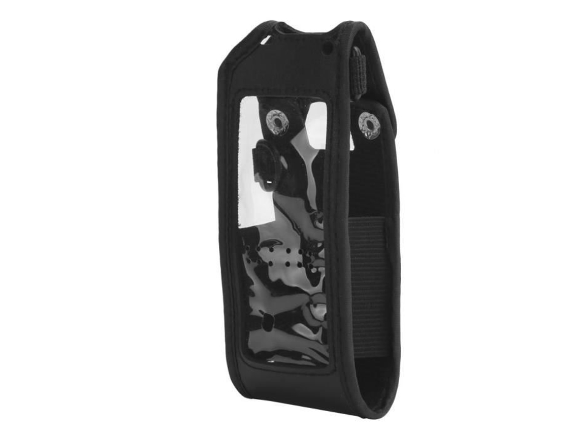 Cubierta Protectora de Cuero Pu Protector de Radio Bidireccional HURRISE para Walkie-Talkie Compatible con Radio