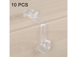 Cerradura de seguridad transparente antiapertura para cajones, puertas de armarios y refrigeradores.