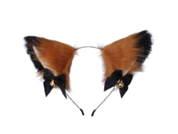 Diadema De Orejas De Gato Peludas Cosplay Para Niña Accesorio De Disfraz Cabeza Lindo
