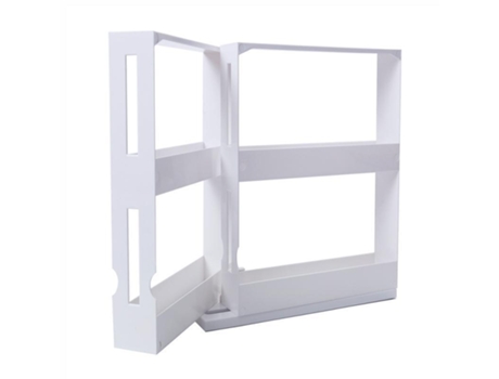 Estante de especias de 2 niveles, estante de almacenamiento de cocina extensible, organizador de tarros de especias, estante de especias giratorio,...