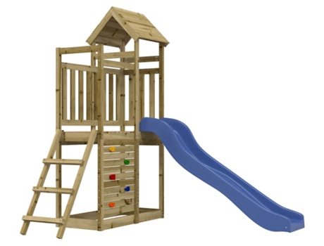 Parque Infantil De Exterior VIDAXL Marrón Madera