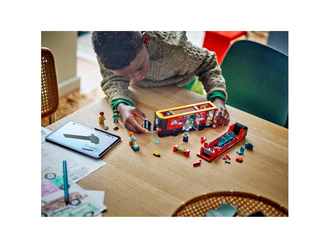 Lego 60407 autobús turístico rojo de 2 pisos