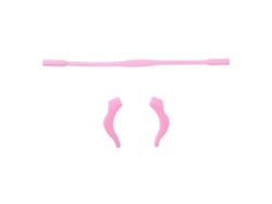 Soporte de silicona rosa para gafas con correa flexible y cómoda y gancho para la oreja para niños, evita que las gafas se caigan. Rosewell