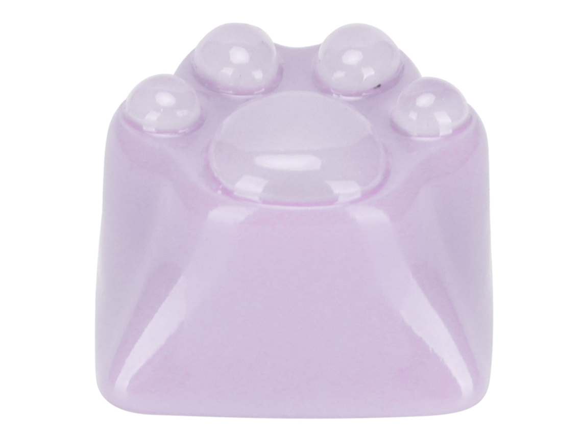 Tecla de resina con forma de garra de gato para Cherry MX (morada)