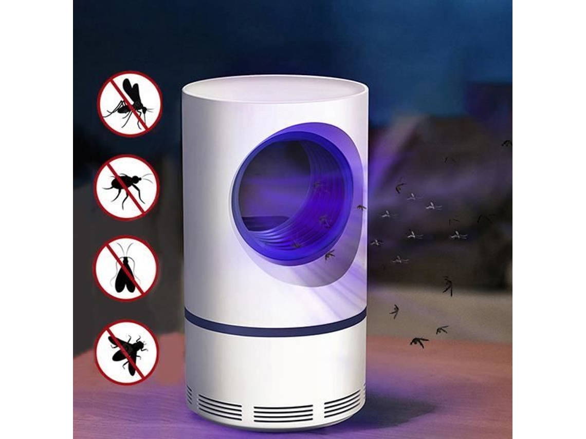 Lámpara antimosquitos USB, antiinsectos, no tóxica, 5 W, para el hogar, LED, oficina, color blanco, Ovonni