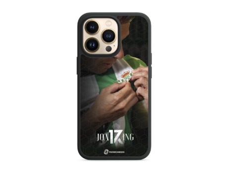Funda PHONECASES3D iPhone 13 Pro - Oficial Real Betis Fc (Piel Sintética - Negro)