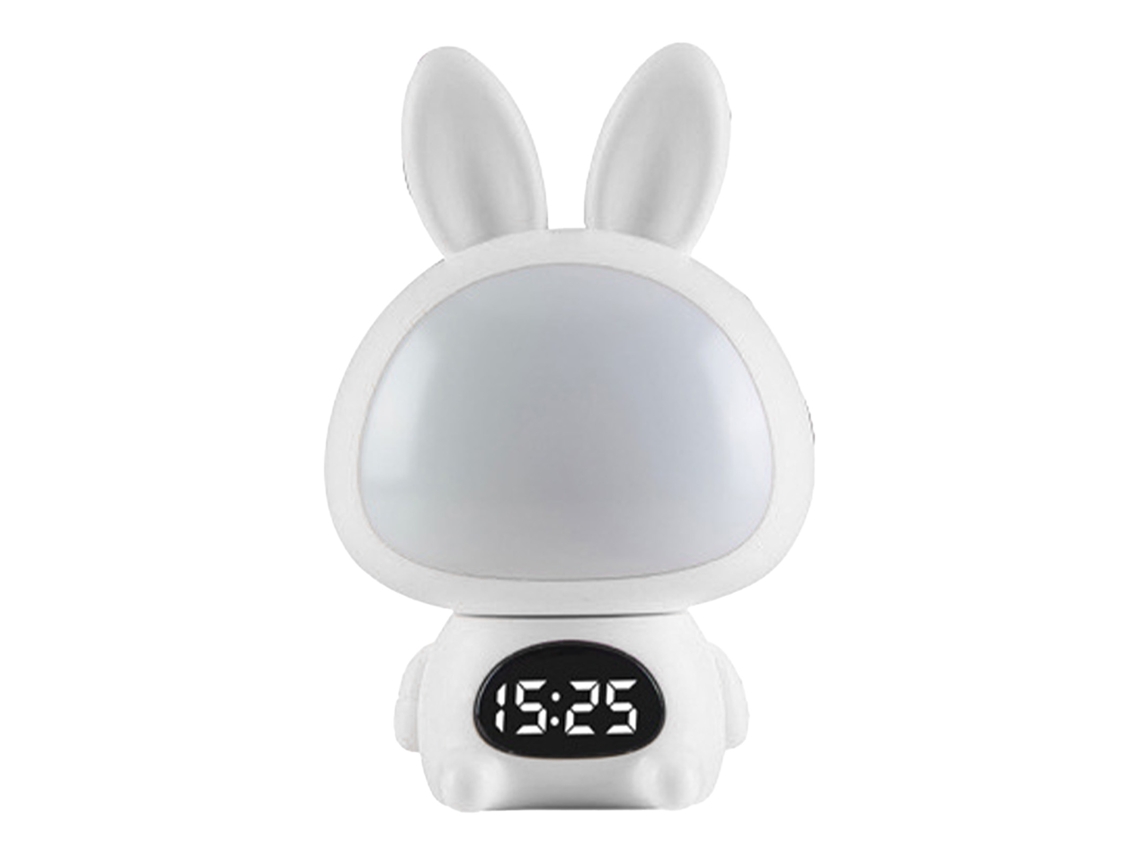 Rebe-luz Nocturna Led Con Control Remoto Conexión A Pared Protectora De Ojos Conejo Blanco Para Bebés Dormitorio Niños