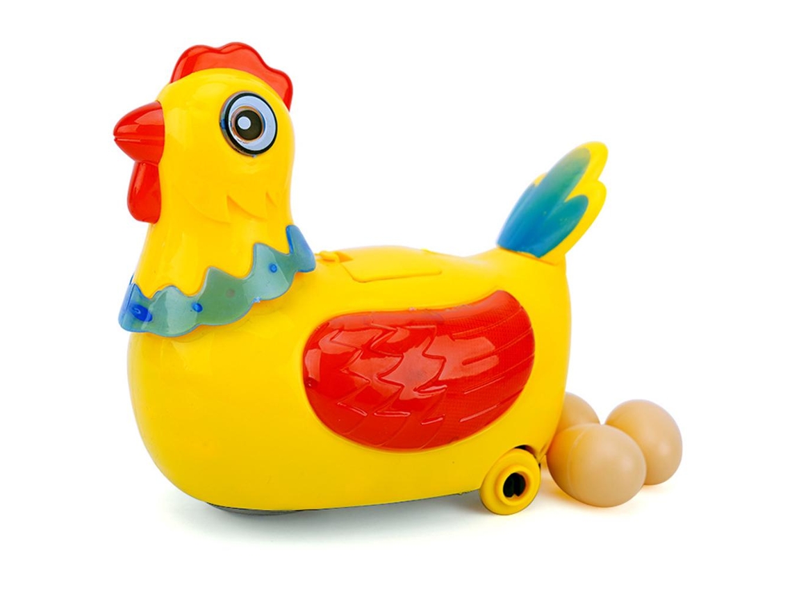 Dan26-juguete Gallina Pone Huevos Para Niños Gallina Caminante Con Luz Colorida Y Música Juguetes Interactivos