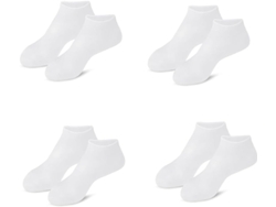 Paquete De 4 Pares De Calcetines De Silicona Hidratantes Y Resistentes Al Desgarro Para Todo El Pie, Protección De