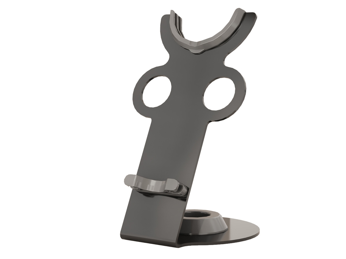 Estante para secador de pelo de aleación de aluminio, organizador de baño NEVEANCE