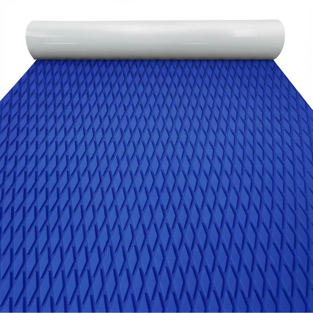 (azul) 1150x310 Mm, Espuma Eva, Almohadilla Antideslizante Para Tablas De Surf, Textura Diamante, Para Kayak, Piscina, Skateboard