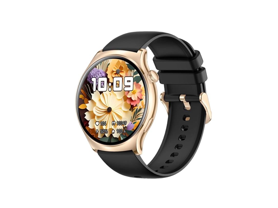 Smartwatch para mujer, con función de llamadas, pantalla AMOLED de 1,43", siempre activo, resistente al agua, con más de 100 modos deportivos, Moni Yunzii