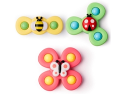 Fidget Spinnerz Juguetes De Baño Sensoriales Con Ventosa Fuerte Para Bebés De 12 A 18 Meses Niños Y Niñas Colorido Szsmart
