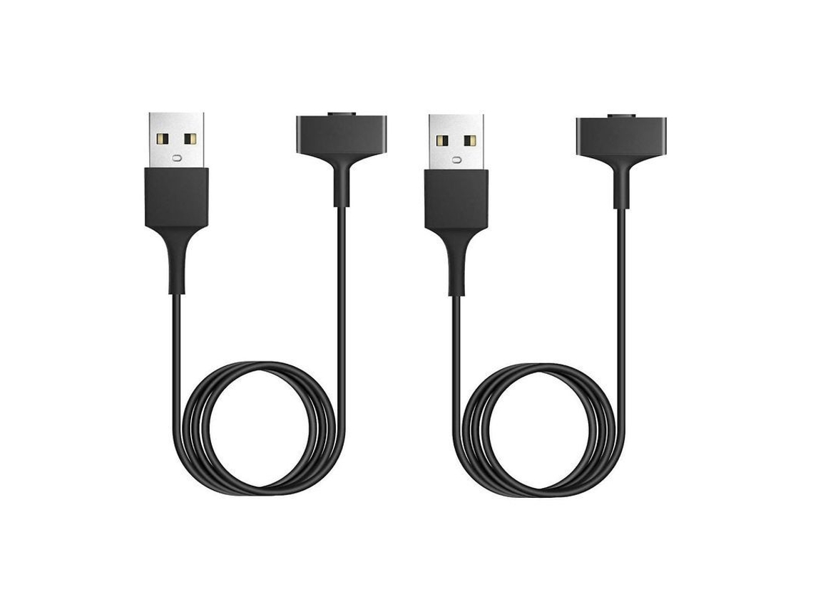 2 Cables De Carga De Repuesto Compatibles Con El Reloj Inteligente Fitbit Ionic.