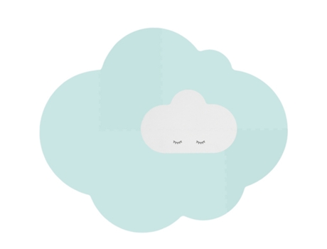 Large Minty Green Cloud Playmat