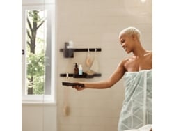 Escobilla De Ducha Hansgrohe Wallstoris , 27910, Color Negro Mate
