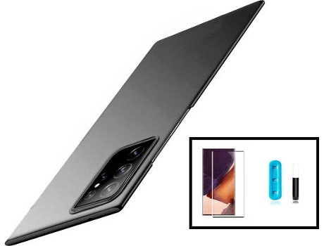 Kit Carcasa + Protector de Pantalla Samsung Galaxy S22 Ultra 5G GIFT4ME Negro