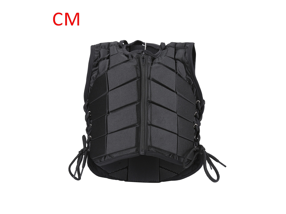 Chaleco de seguridad cómodo y protector para niños y niñas, ideal para entrenamiento de equitación (cm)