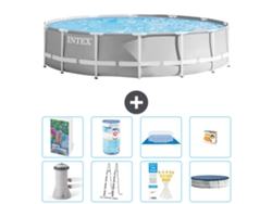 Intex Piscina Prism Frame Redonda - 427x107 Cm - 9-peças S541