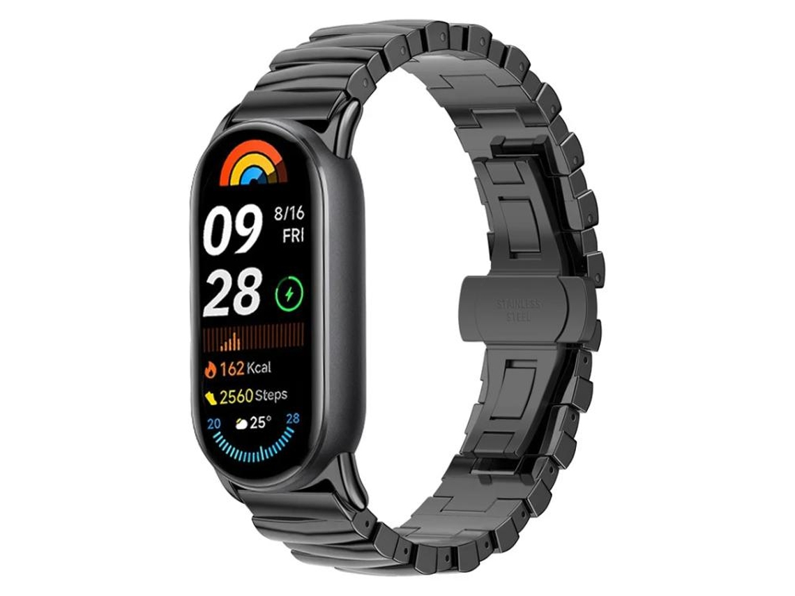 Correa para Xiaomi Smart Band 10/9/8 - Metal irregular