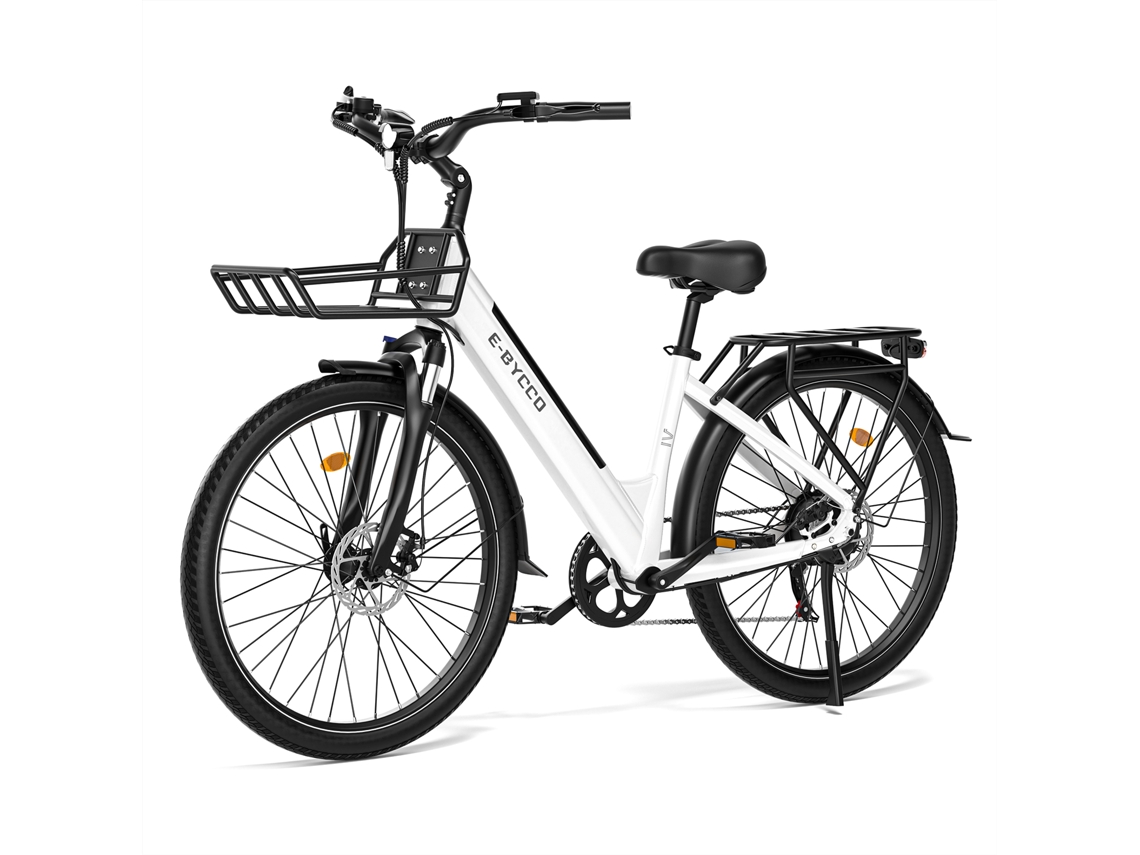 Bicicleta Eléctrica Urbana Ebycco V1 Con Batería De 36 V Y 15,6 Ah Y Cambio Shimano De 7 Velocidades