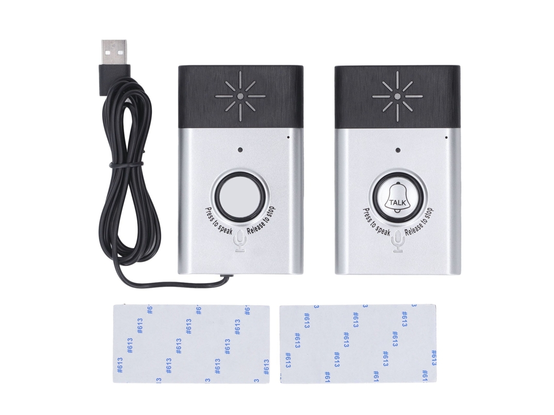 Kit De Intercomunicador Inteligente Inalámbrico Con Timbre Para Uso Doméstico. Brilvibera_ptg