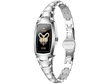 Smartwatch MDUG Monitor de Frequência Cardíaca Rosa