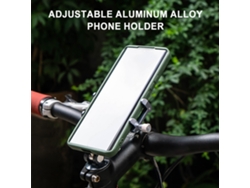 Soporte Ajustable Antivibración Para Teléfono Móvil De Bicicleta, Fabricado En Aleación De Aluminio, Compatible Con Teléfonos De 5 A 10 Cm.