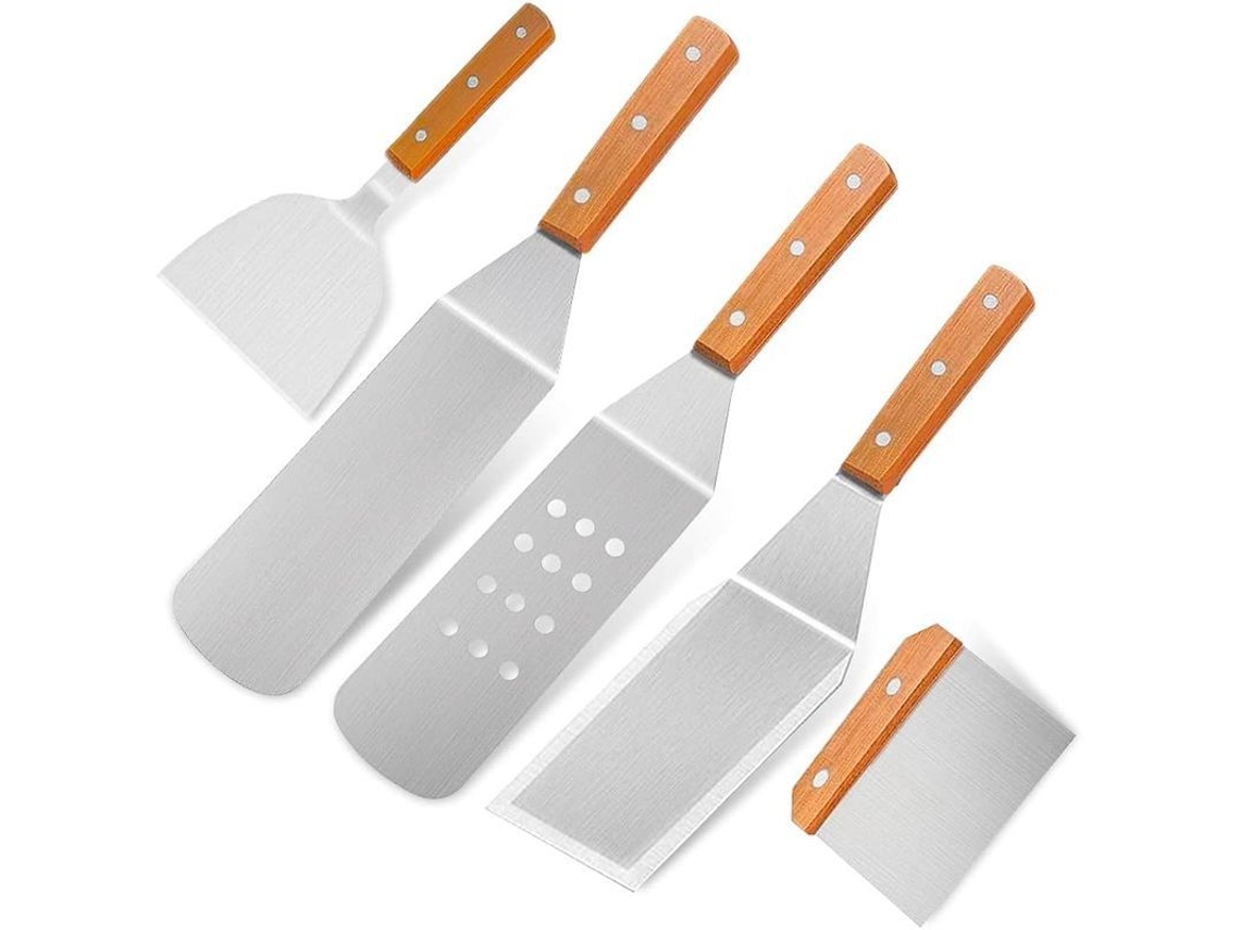 2026da-kit De Barbacoa Portátil Pcs Acero Inoxidable Herramientas Bbq Para Camping Jardín Exterior Senderismo Viajes