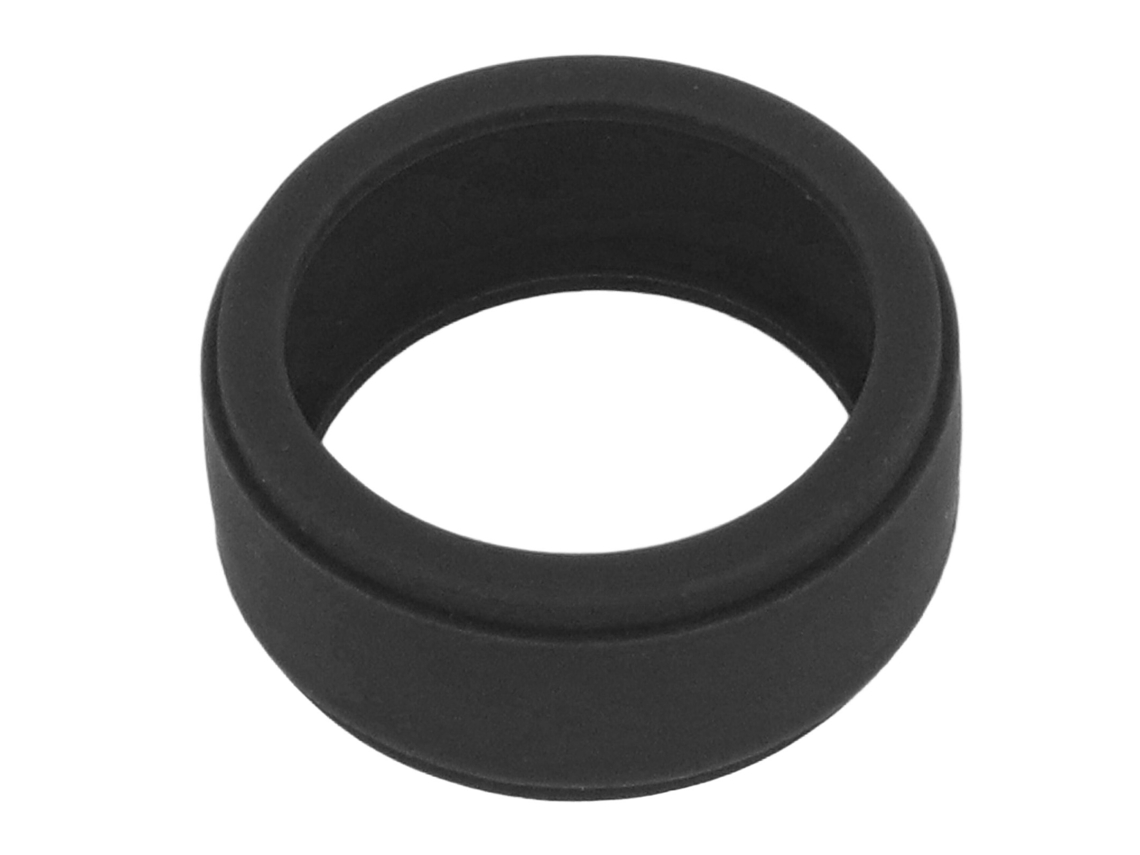 Funda protectora de silicona para anillo inteligente, resistente a los arañazos, elástica, negra, talla S. EOOCOO
