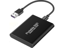 Disco Duro Externo Portátil De 2 Tb, Resistente Al Agua Y A Los Golpes, De Alta Calidad (negro).