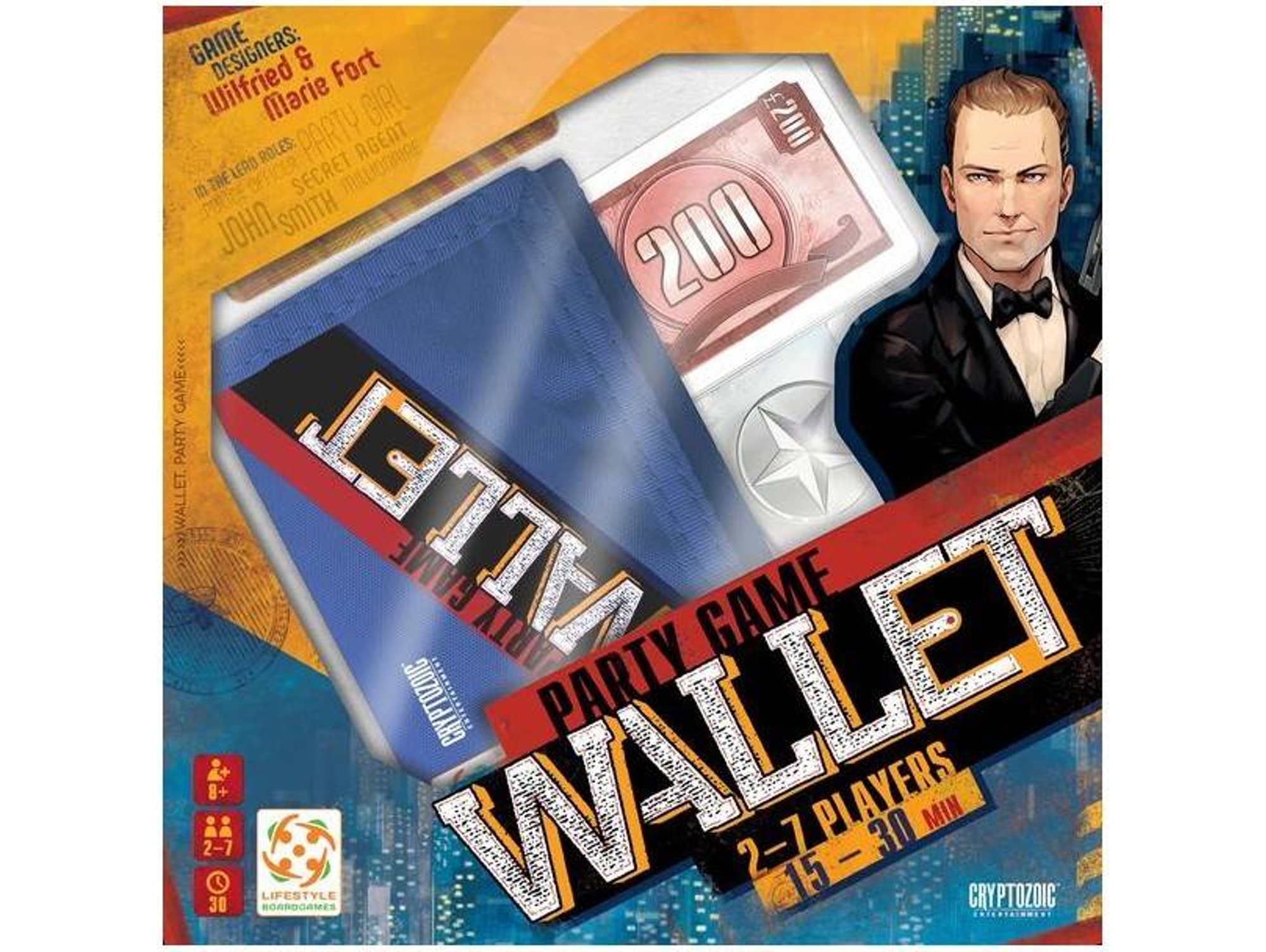 Juego de Mesa CRYPTOZOIC Wallet (Inglés - Edad Mínima: 8)