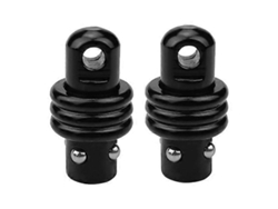 Kit de 2 adaptadores rápidos QD con pasador giratorio, aptos para accesorios de armas de fuego, fáciles de instalar. Hengjian
