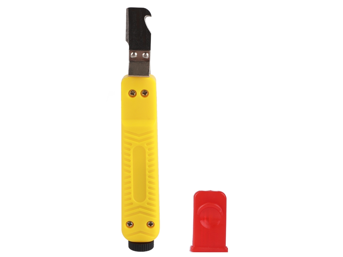 Herramienta Pelacables De 8-28 Mm Para Pvc, Caucho Y Silicona (color Amarillo)