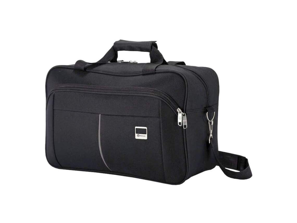 Bolsa de viaje Benzi Bz5207 de 50 cm, negra/gris