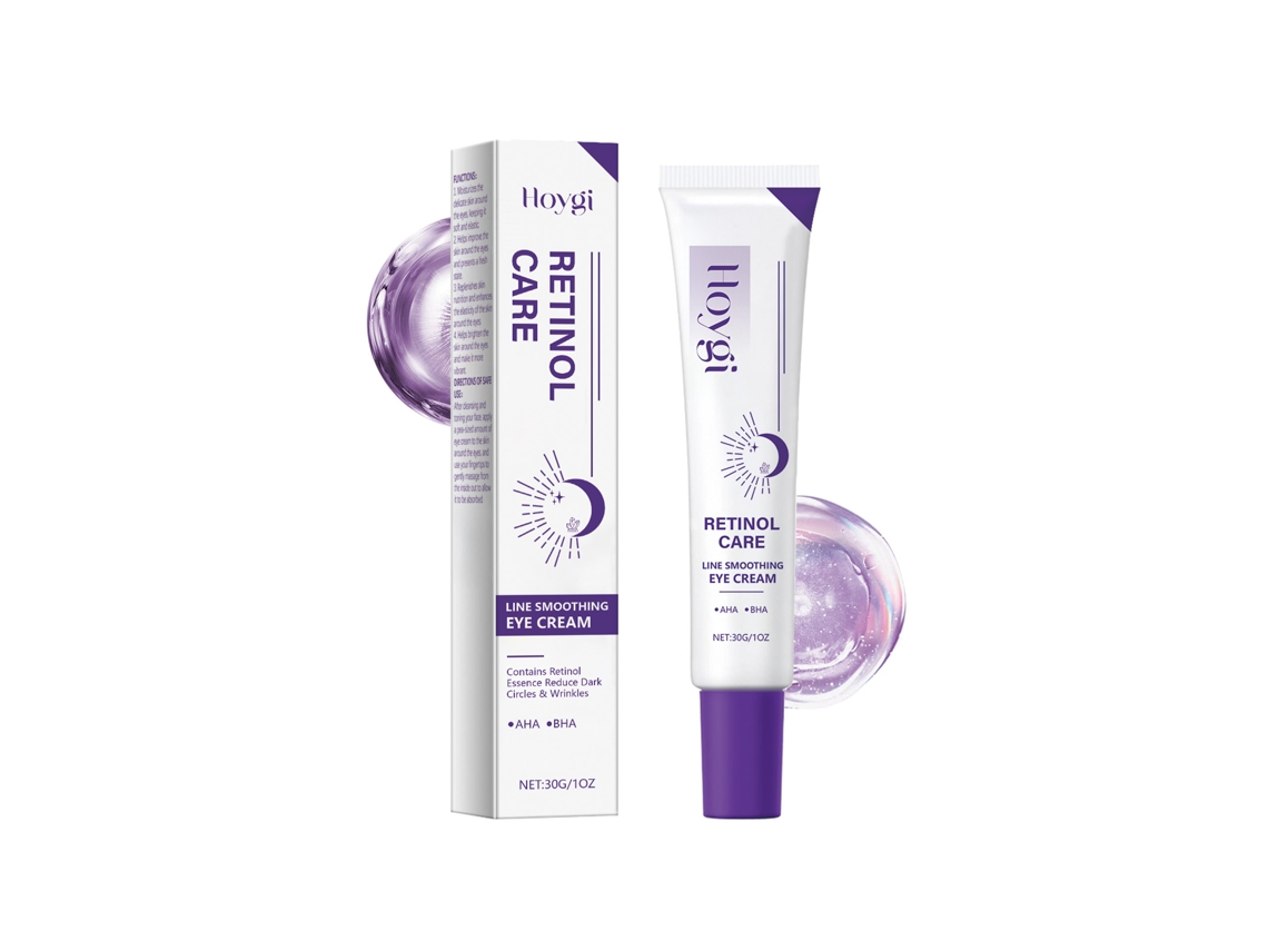 Crema antiedad para el contorno de ojos con retinol.